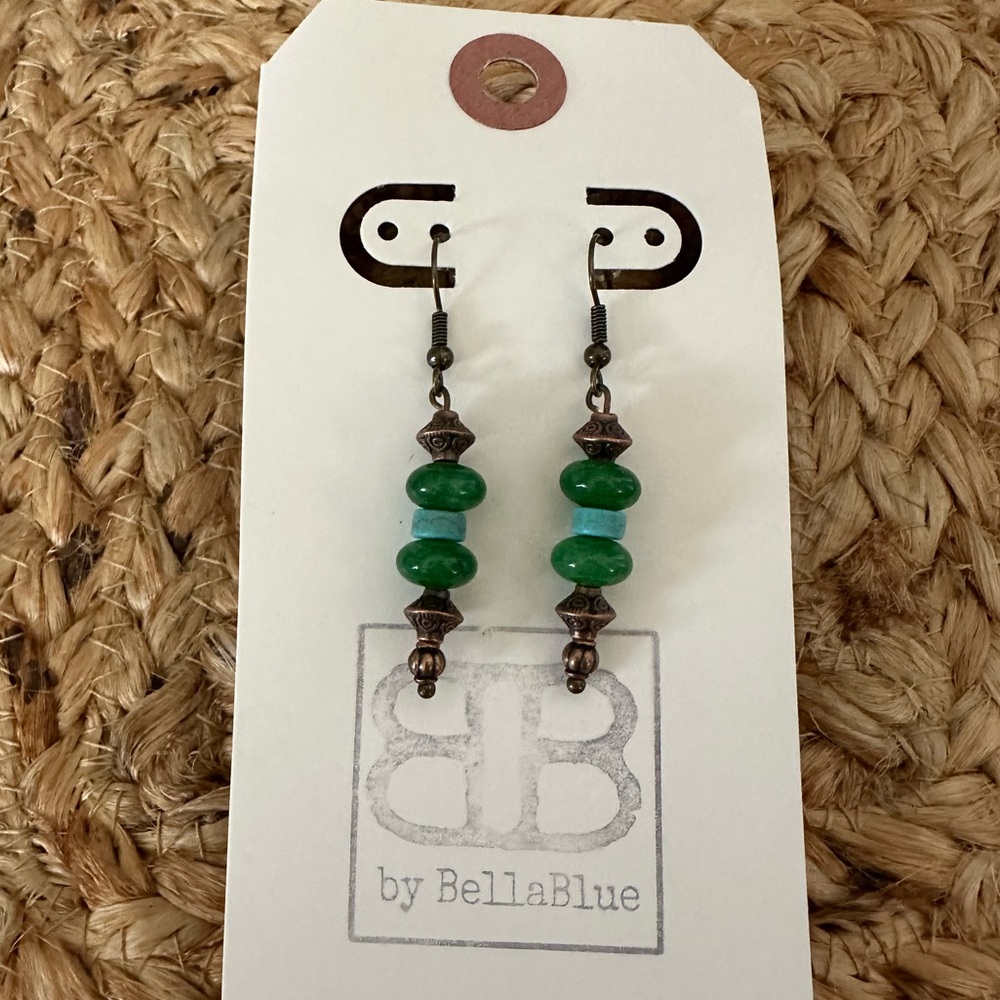 New Handmade Beaded Earrings Boho Chic.  Cute was